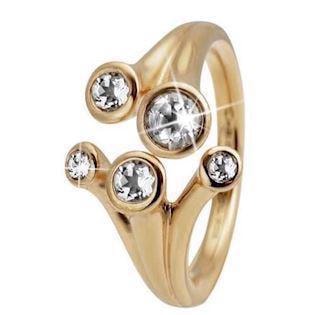 Christina forgyldt samle ring - Topaz Fountain køb det billigst hos Guldsmykket.dk her